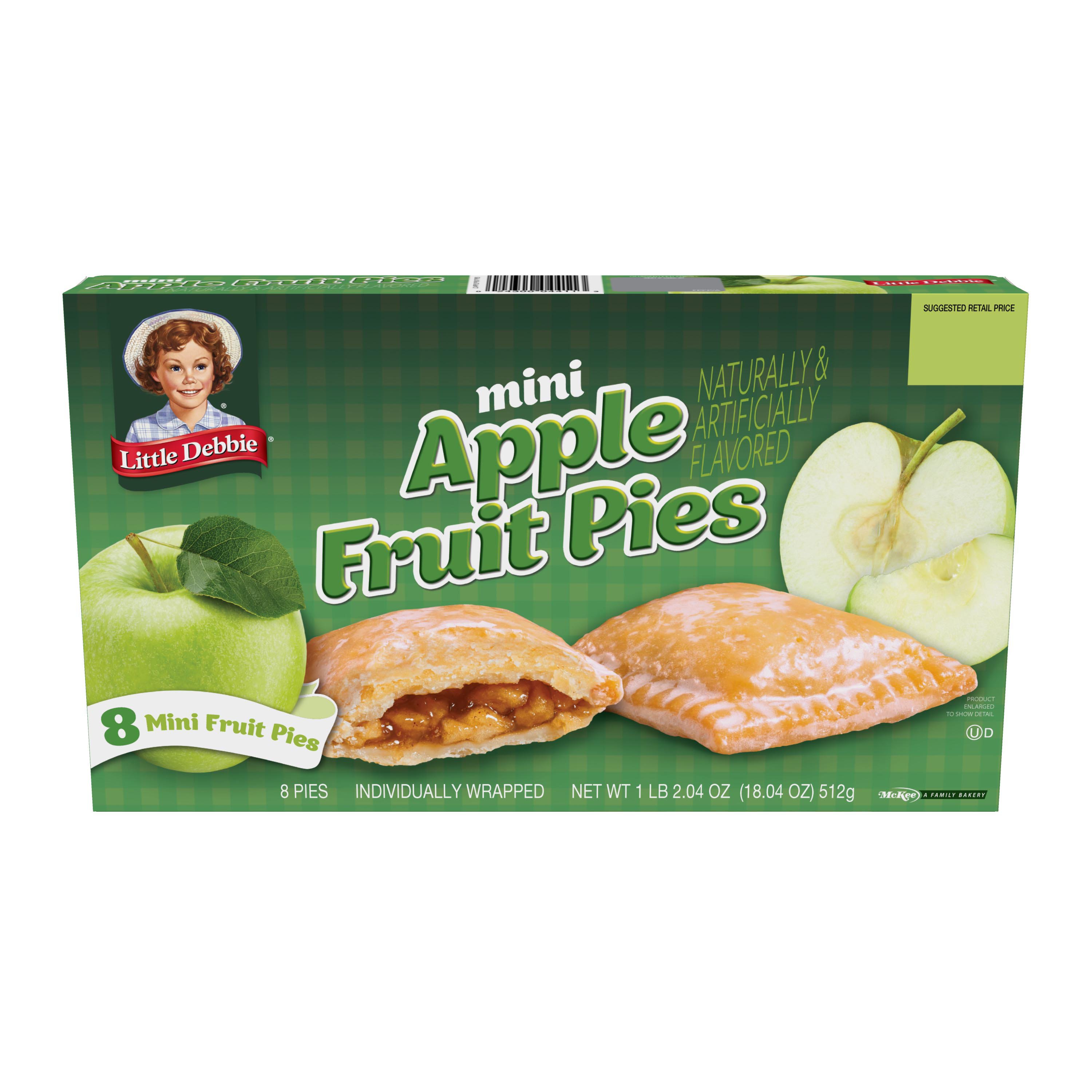 Little Debbie Mini Apple Fruit Pies - 8 ct Packaging May Vary (Pack of 2)