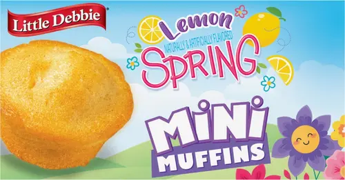 Little Debbie Lemon Spring Mini Muffins - 4 ct / 8.44 oz thumbnail 4