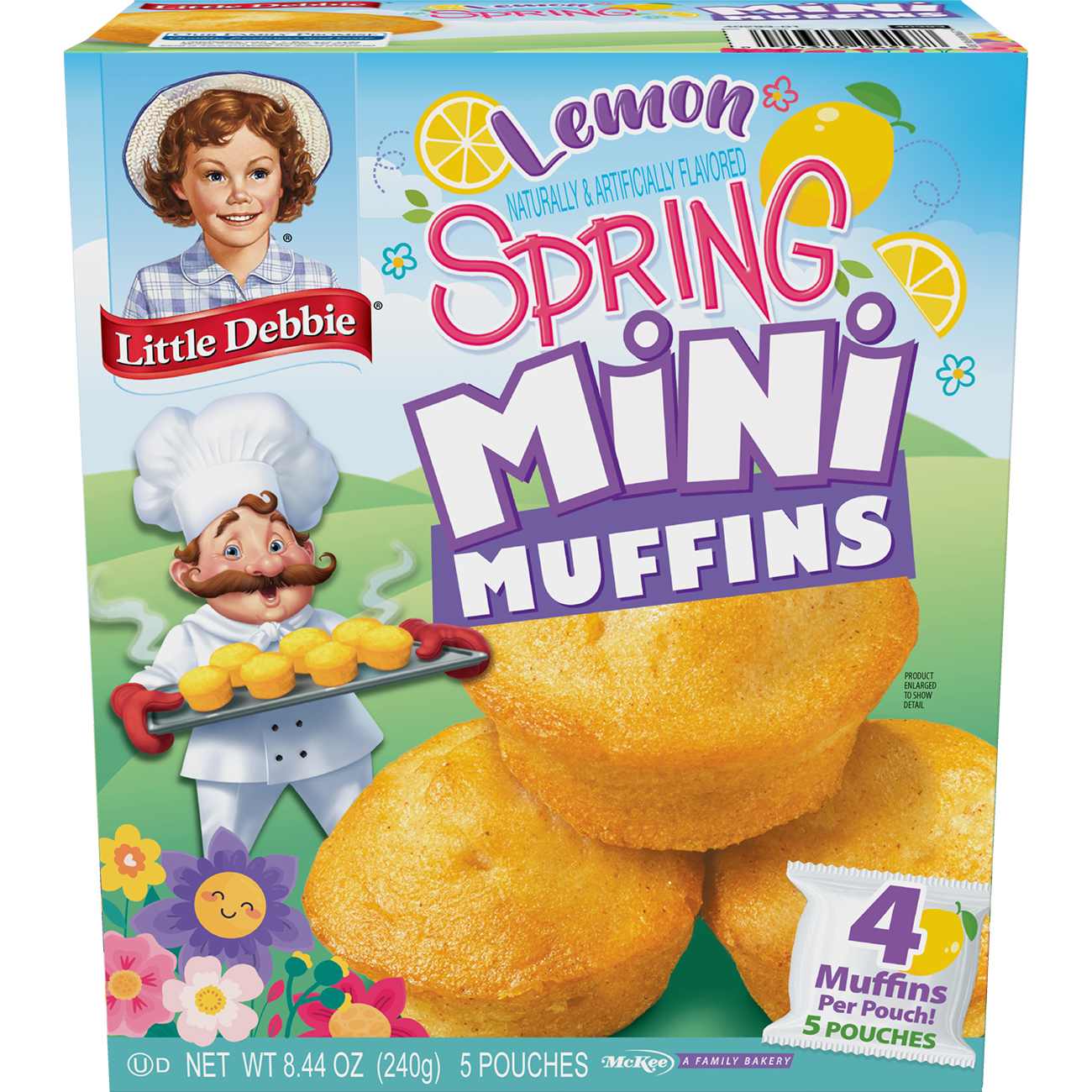 Little Debbie Spring Mini Lemon Muffins Pouches - 5 ct