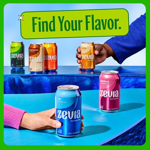 Zevia Zero Calorie Soda, Mountain Zevia, 12 Ounce Cans (Pack Of 6) thumbnail 4