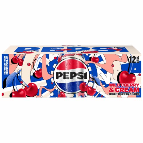 Pepsi Wild Cherry & Cream Soda Cans 12 pk / 12 fl oz Packaging May Vary thumbnail 2