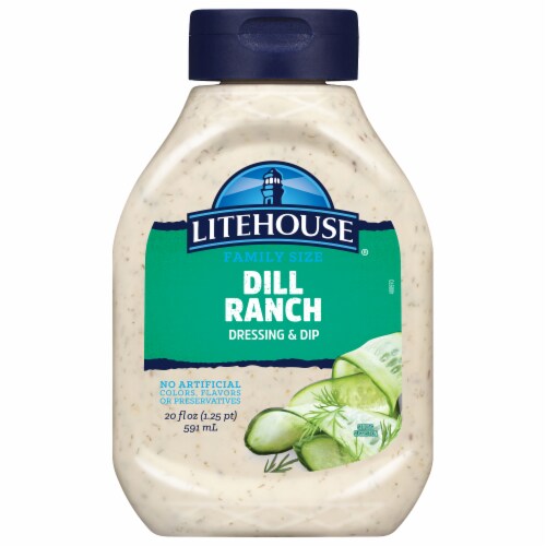 Litehouse Dill Ranch Dressing & Dip Family Size 20 fl oz 20 fl oz Packaging May Vary