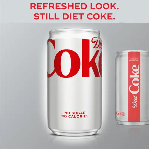 Pack of 2 - Diet Coke Mini-Can 7.5Oz, 10 Pack (Package May Vary) thumbnail 3