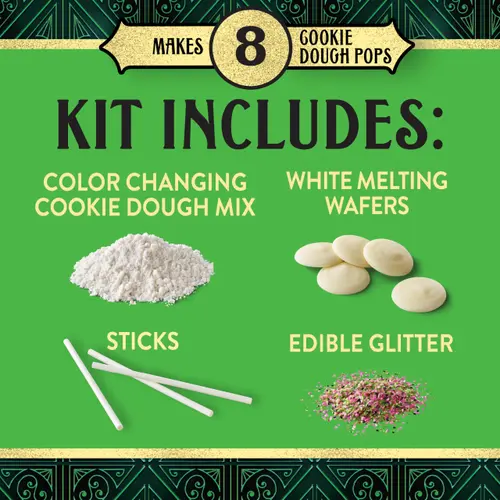 Pack of 2 - Betty Crocker Wicked Cookie Dough Pop Kit, Color Changing, Vanilla Flavored, Makes 8 Pops, 9.2 Oz thumbnail 3