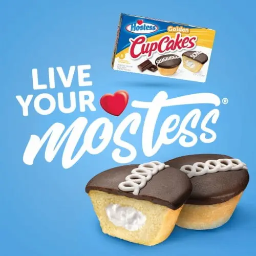 Hostess Golden Frosted Yellow with Creamy Filling CupCakes 8 ct / 12.7 oz. thumbnail 3