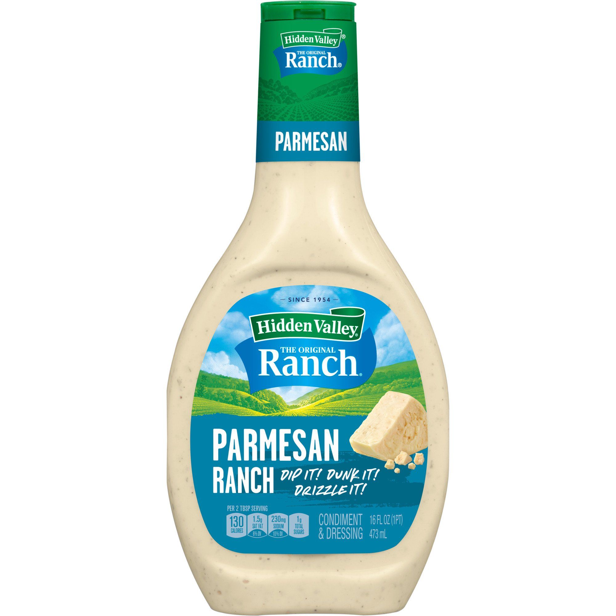 2 Pack - Hidden Valley Parmesan Ranch Topping & Dressing - 16 oz Packaging may vary