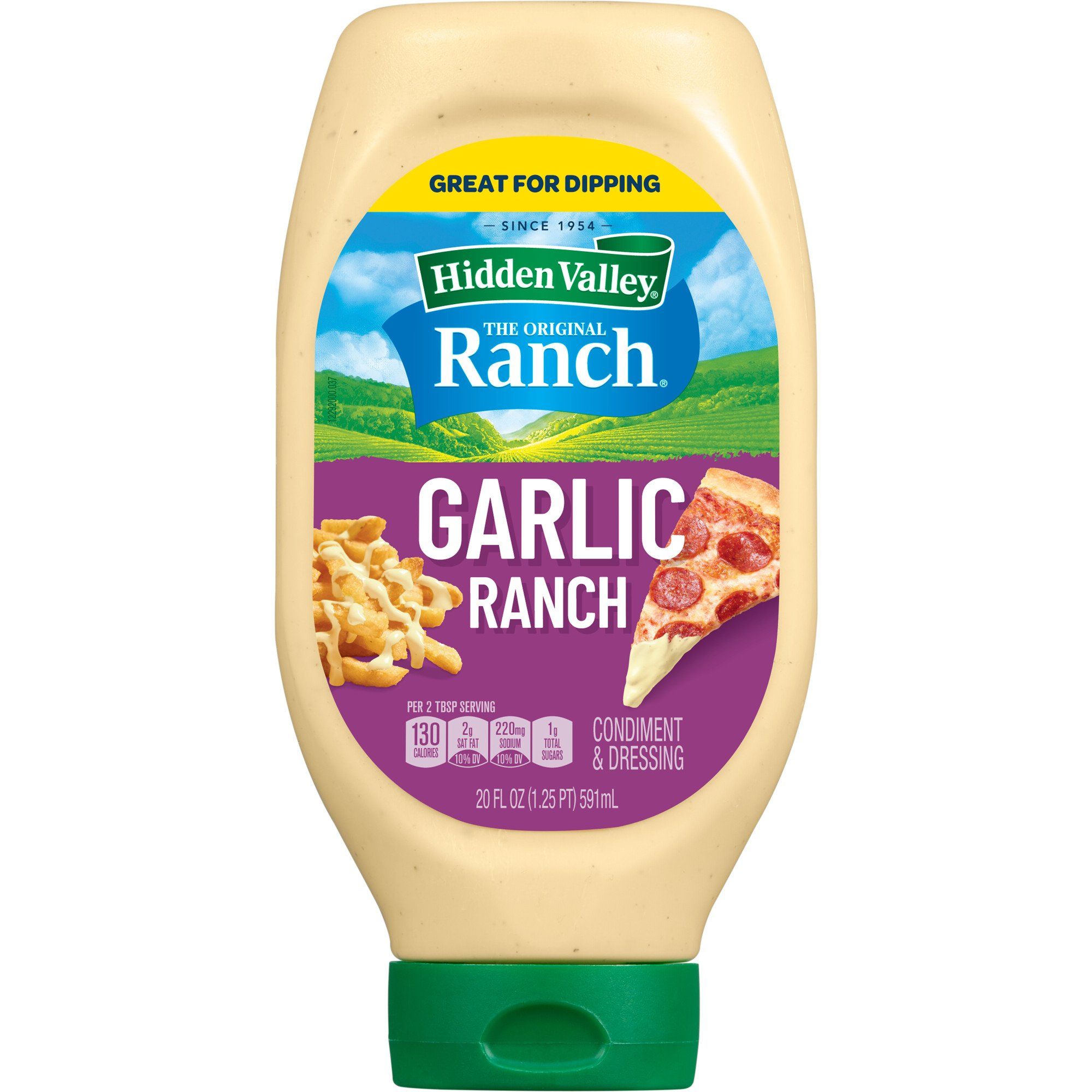 Hidden Valley Garlic Ranch Condiment & Dressing - 20 oz Packaging may vary
