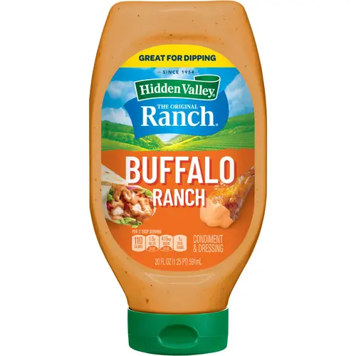 Hidden Valley Buffalo Ranch Topping & Dressing - 20 oz Packaging may vary