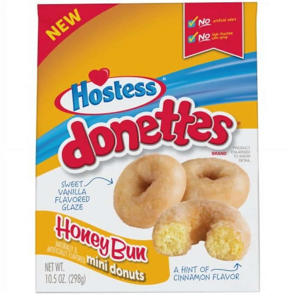 Hostess Donettes Honey Bun Mini Donuts