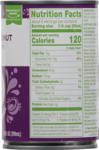 Simple Truth Organic Coconut Milk-13.5 fl oz thumbnail 4