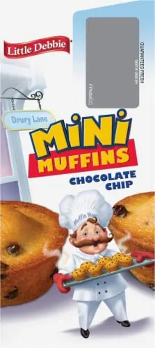 Little Debbie Muffins, Chocolate Chip, Mini thumbnail 3