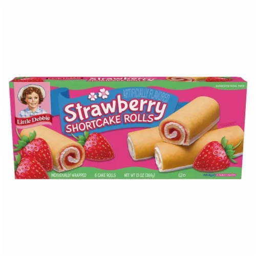 Little Debbie Strawberry Shortcake Rolls - 13 oz - 6 ct