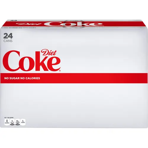 Diet Coke, 12 Fl Oz, 24 Pack (Package May Vary)