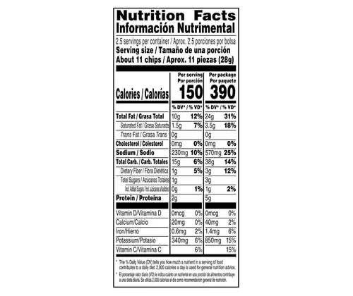 Ruffles Ruffles Potato Chips Queso Cheese Flavored 2 1/2 Oz thumbnail 2