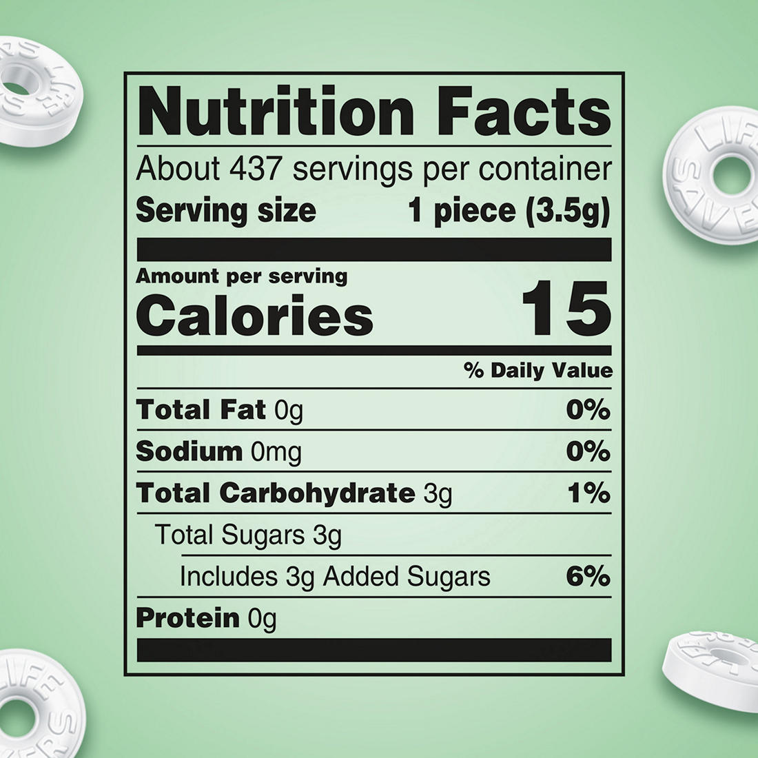 Life Savers Wint O Green Breath Mints Bulk Hard Candy, 53.95 oz. thumbnail 3