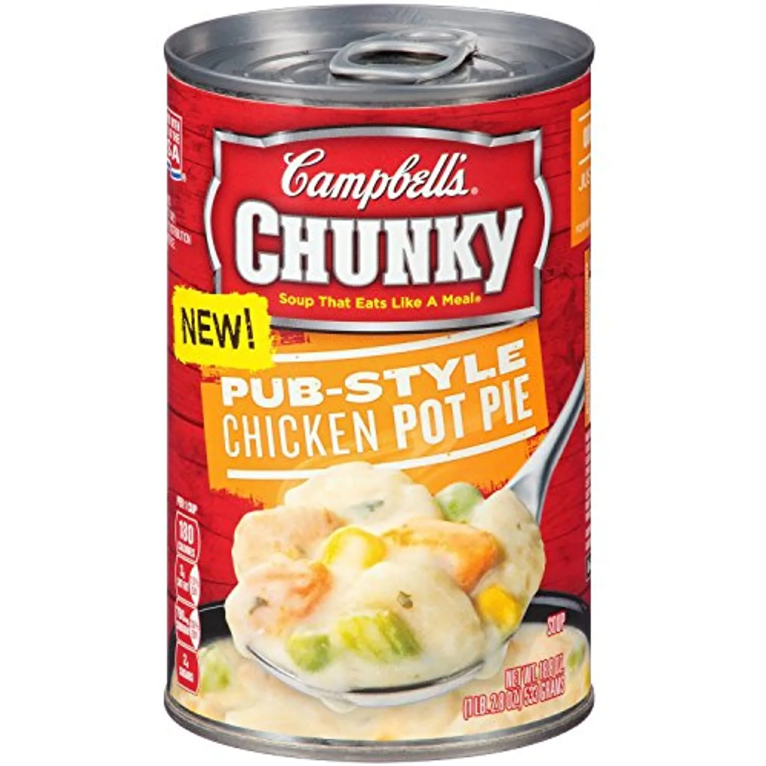 Campbells Chunky Pub-Style Chicken Pot Pie, 18.8 Oz (Pack Of 3)