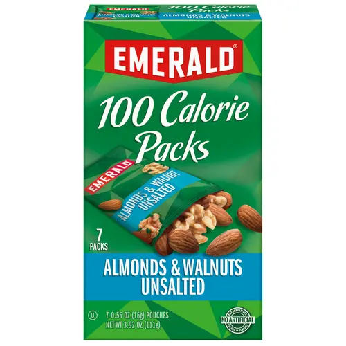 Emerald Nuts, Natural Walnuts & Almonds, 100 Calorie Packs, 7 Ct, 3.92 oz thumbnail 3