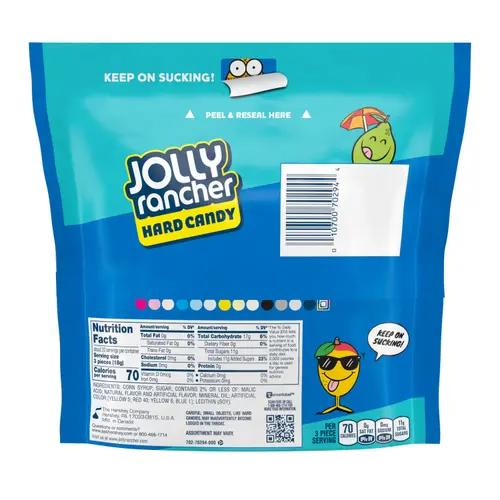 Jolly Rancher Assorted Tropical Fruit Flavored Hard Candy, Bag 13 oz thumbnail 2