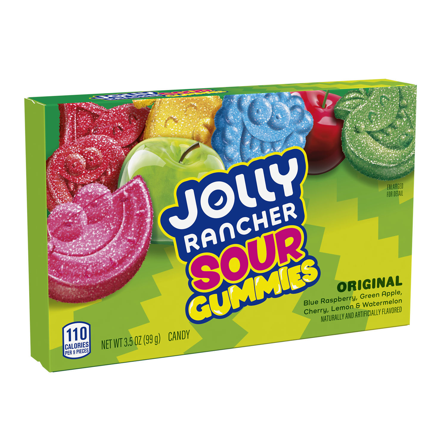 Jolly Rancher Sour Gummies Assorted Fruit Flavored Candy, Box 3.5 oz thumbnail 2