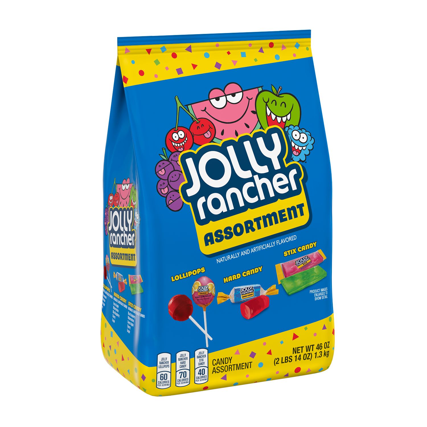Jolly Rancher Assorted Fruit Flavored Hard Candy, Variety Bag 46 oz thumbnail 2