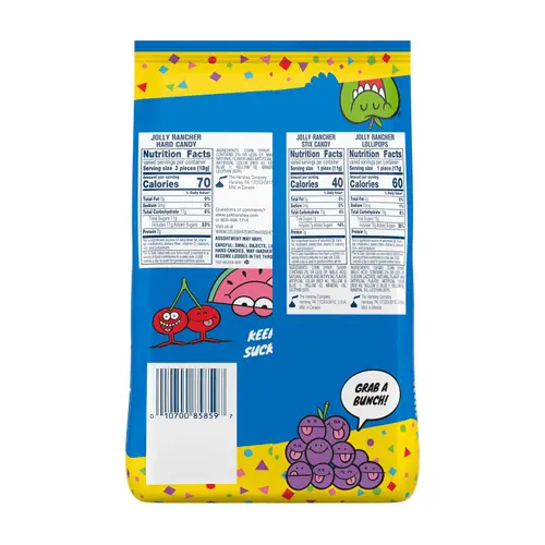 Jolly Rancher Assorted Fruit Flavored Hard Candy, Variety Bag 46 oz thumbnail 3
