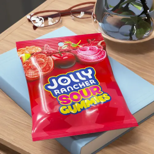 Jolly Rancher Sour Gummies Awesome Reds Assorted Fruit Flavored Candy, Bag 6.5 oz thumbnail 4
