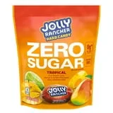 Jolly Rancher Zero Sugar Tropical Fruit Flavored Hard Candy, Bag 6.1 oz