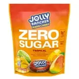 Jolly Rancher Zero Sugar Tropical Fruit Flavored Hard Candy, Bag 6.1 oz