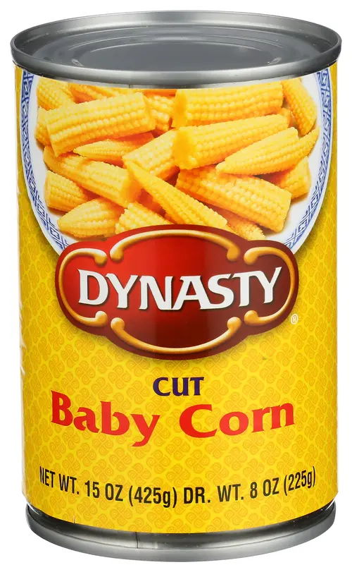 Dynasty Cut Baby Corn, 15 Oz Can