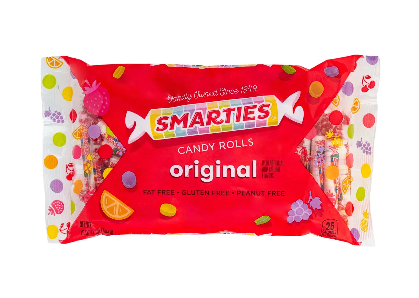 Smarties Original Candy Rolls, 1 lb Allergen Free