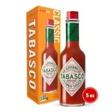 Tabasco Original Red Pepper Sauce, 5 oz, Regular Glass Hot Sauce Bottle, Gluten Free