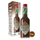 Tabasco Chipotle Pepper Sauce, 5 oz Regular Glass Bottle, Gluten Free
