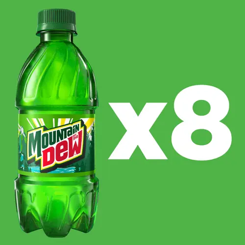 Mountain Dew Citrus Soda Pop, 12 fl oz, 8 Pack Bottles thumbnail 2