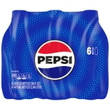 Pepsi Cola Soda Pop, 16 fl oz, 6 Pack Bottles