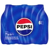 Pepsi Cola Soda Pop, 16 fl oz, 6 Pack Bottles