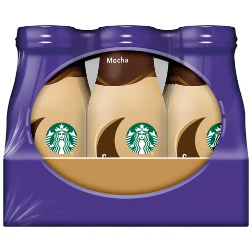 Starbucks Frappuccino Mocha Iced Coffee Drink, 9.5 fl oz 12 Pack Bottles thumbnail 2