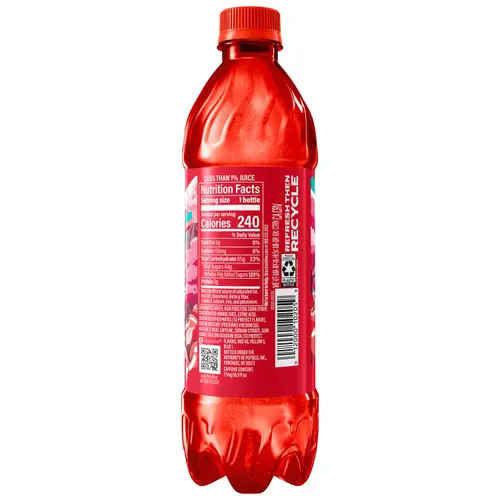 Mountain Dew Code Red Cherry Soda Pop 16.9 fl oz, 6 Count Bottles thumbnail 3