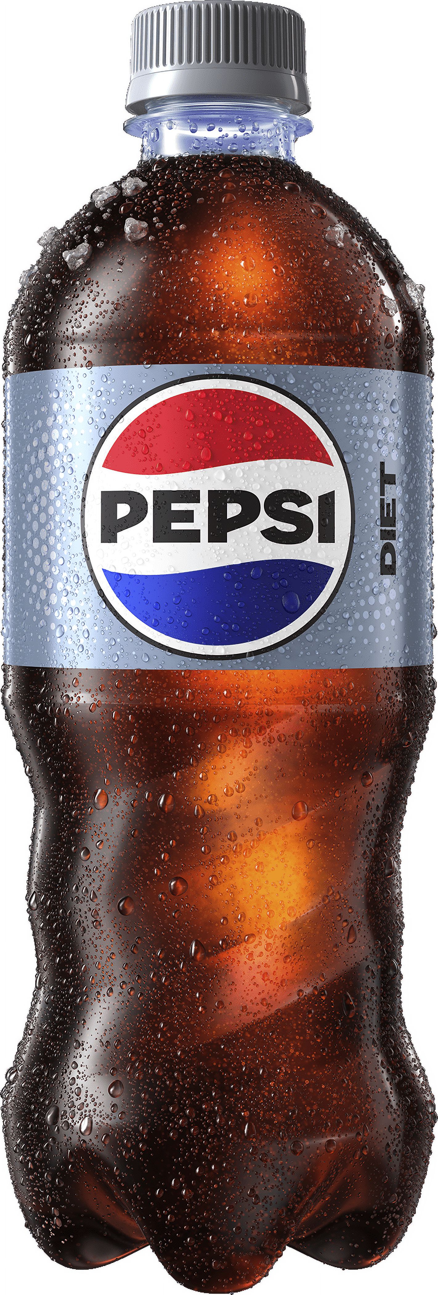 Diet Pepsi Cola Soda Pop, 20 fl oz Bottle thumbnail 2