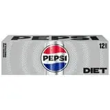 Diet Pepsi Cola Soda Pop, 12 fl oz, 12 Pack Cans thumbnail 2