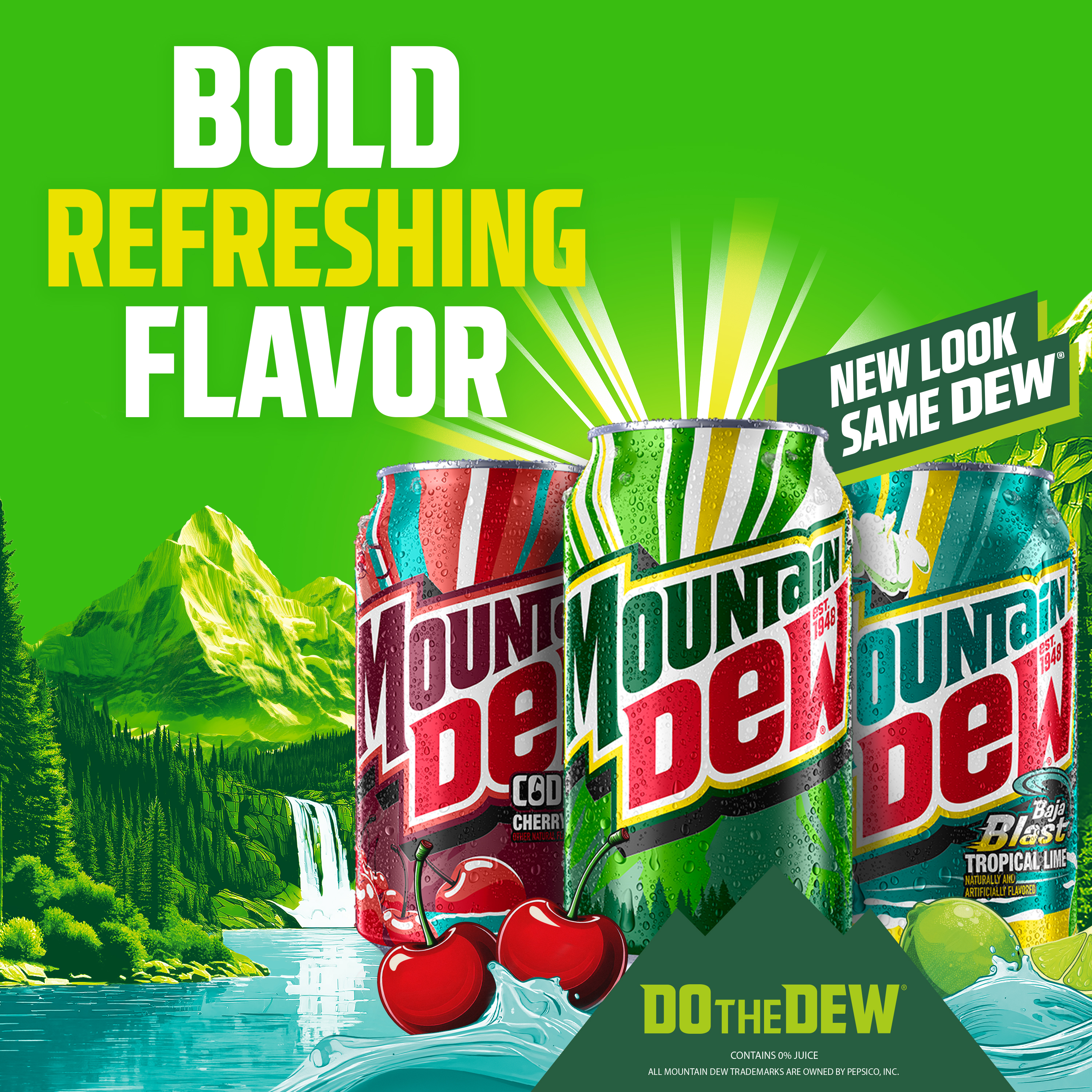 Mountain Dew Citrus Soda Pop, 7.5 fl oz, 10 Pack Mini Cans thumbnail 4