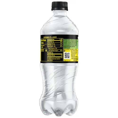 Starry Zero Sugar Lemon Lime Soda Pop, 20 fl oz, Bottle thumbnail 2