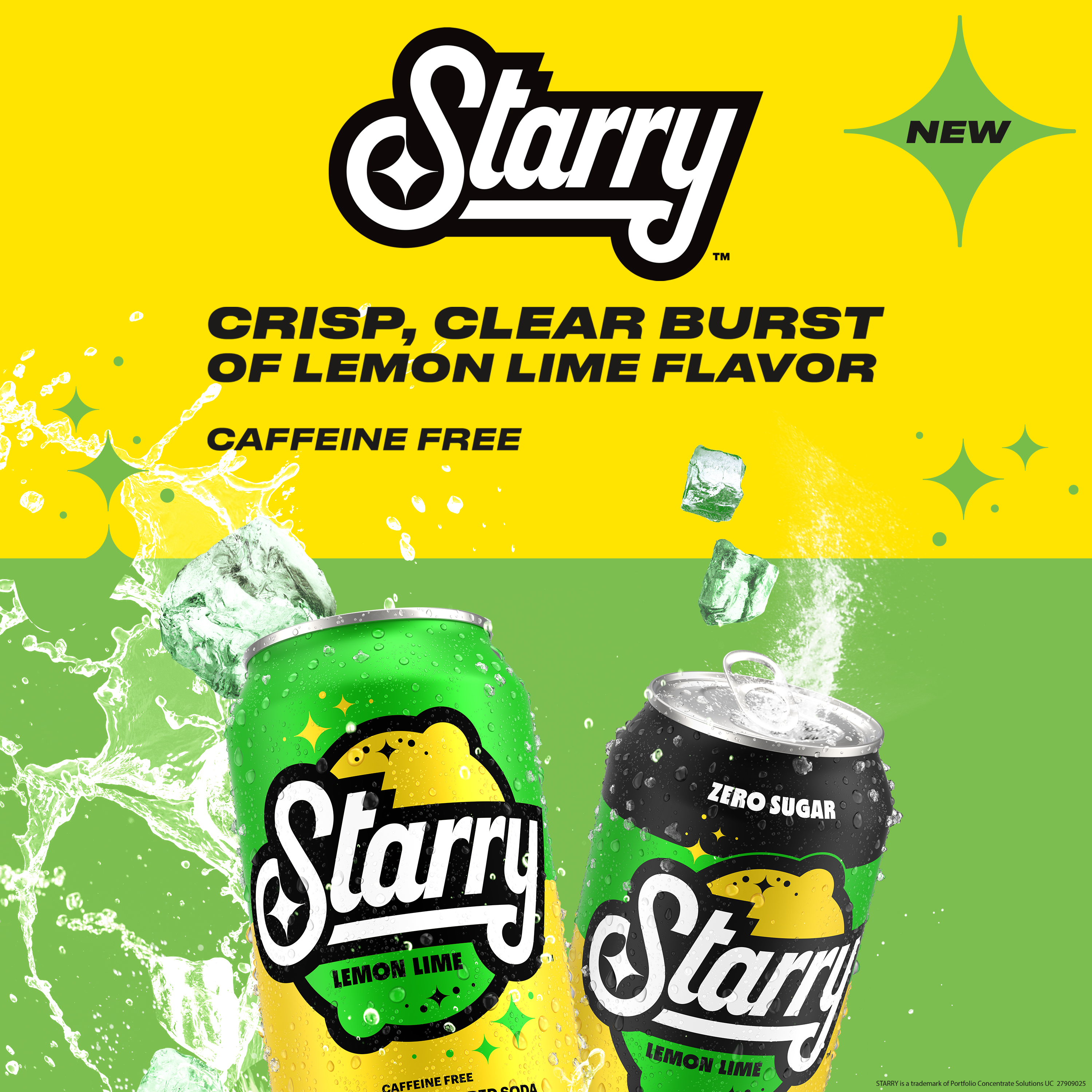 Starry Zero Sugar Lemon Lime Soda Pop, 7.5 fl oz, 10 Pack Mini Cans thumbnail 4