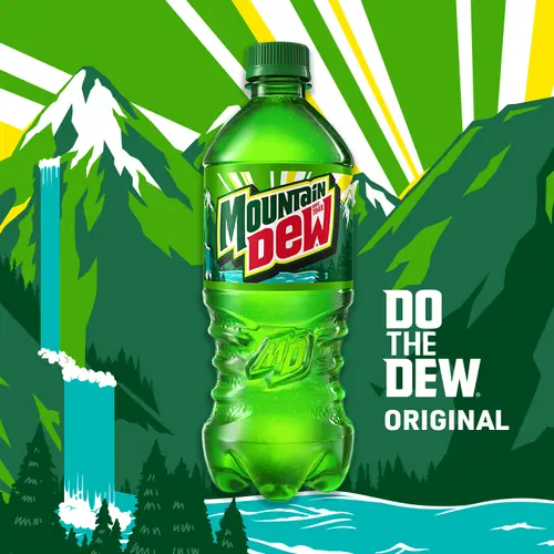 Mountain Dew The Original Soda Pop, 16.9 fl oz, 6 Pack Bottles thumbnail 3