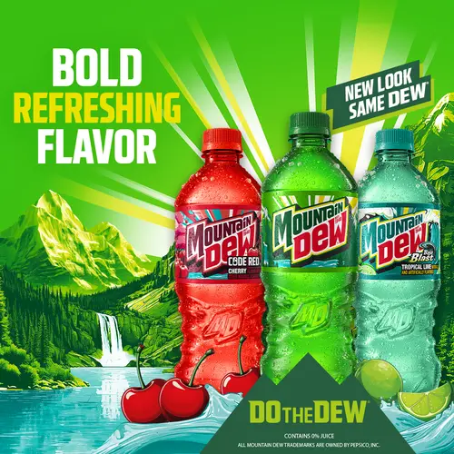 Mountain Dew The Original Soda Pop, 16.9 fl oz, 6 Pack Bottles thumbnail 4