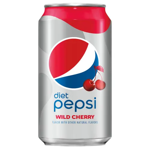 Diet Pepsi Wild Cherry Soda Pop, 12 fl oz Cans, 12 Pack thumbnail 2
