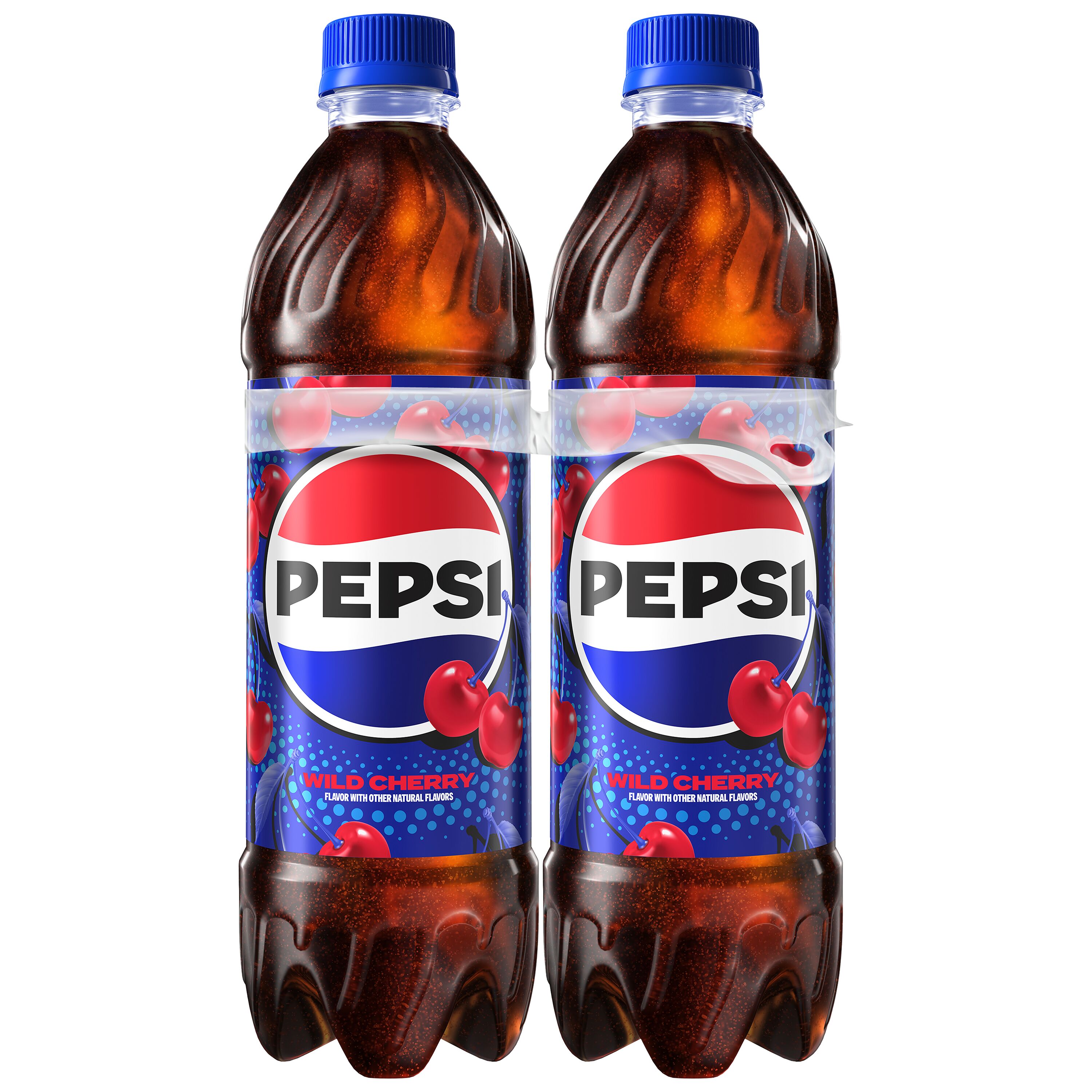 Pepsi Cola Wild Cherry Soda Pop, 16.9 fl oz, 6 Pack Bottles thumbnail 2