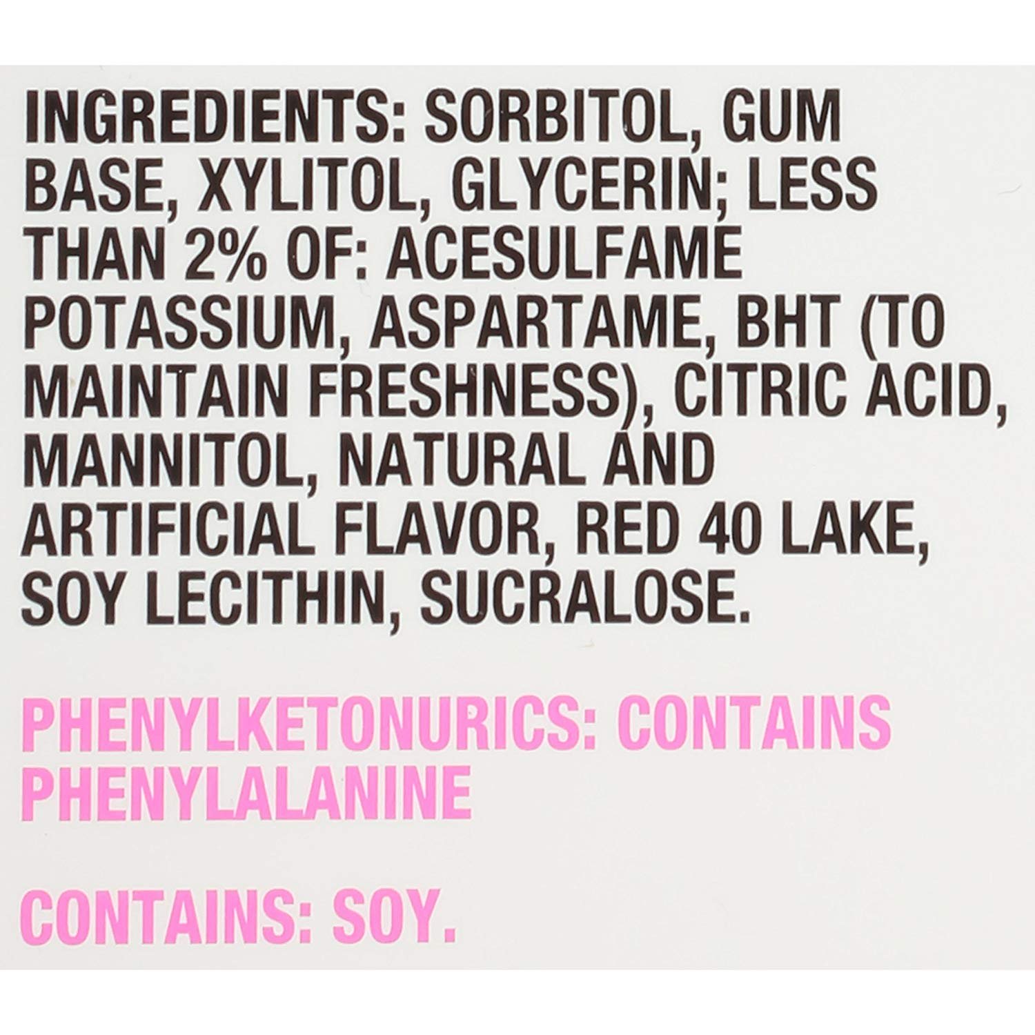 Trident Bubblegum Sugar Free Gum, 12 Pk 14 Pc thumbnail 3