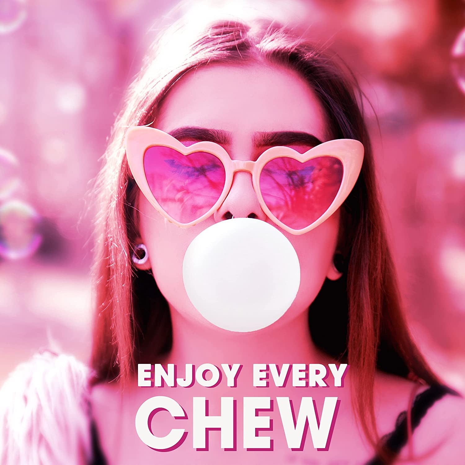 Trident Sugar Free Gum, Bubblegum, 3 Packs of 14 Pieces (42 Total Pieces) thumbnail 3