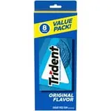 Trident Original Sugar Free Gum, Value Pack, 8 Packs of 14 Regular Size Pieces (112 Total Pieces)