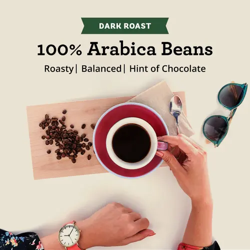 Seattle's Best Coffee Organic Arabica Beans 6th Avenue Bistro, Dark Roast, Ground Coffee, 12 oz thumbnail 2